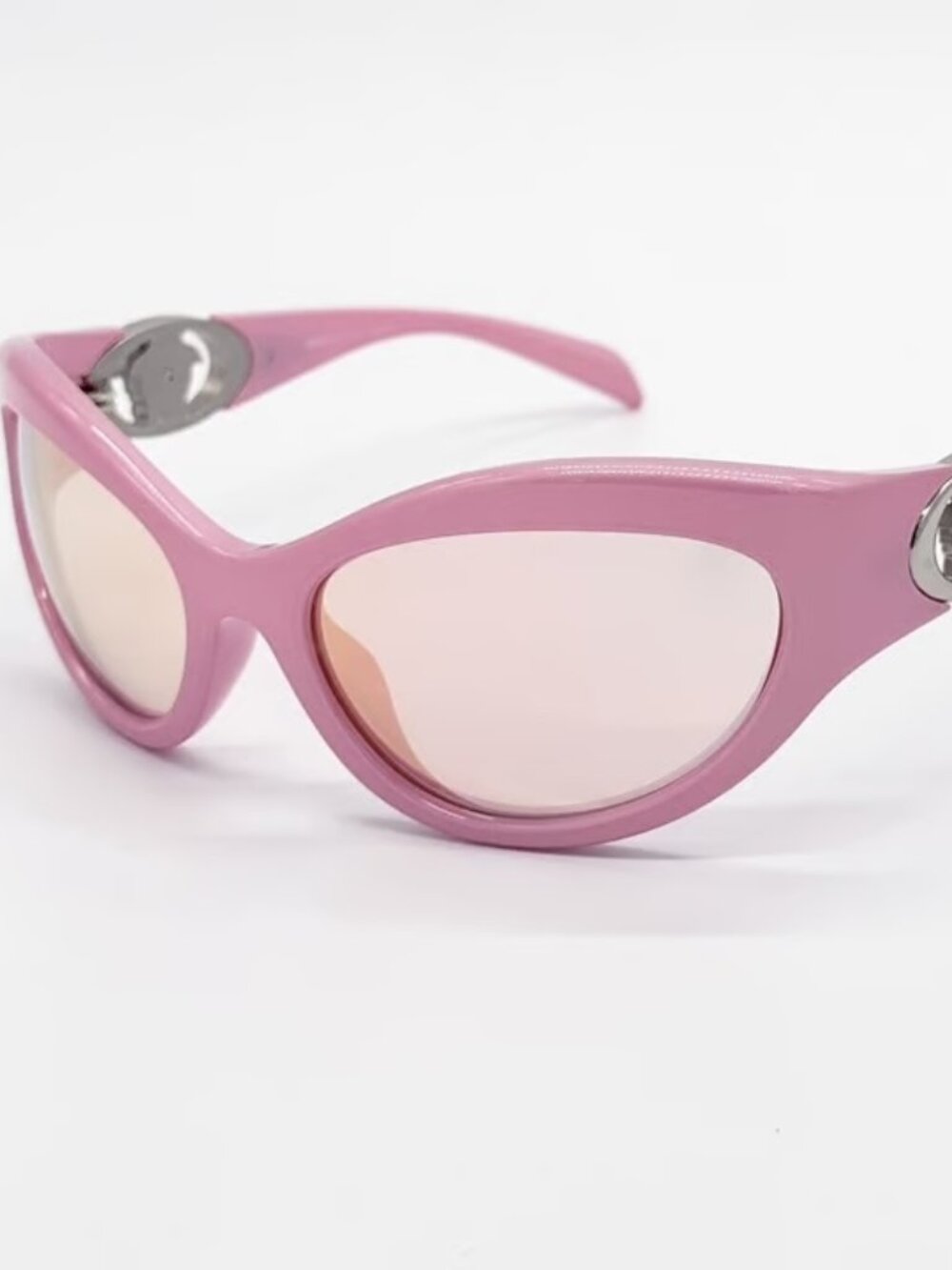 NEW VERSACE VE4485 5521/Z PINK ROSE GOLD MIRROR PINK LENS SUNGLASSES AUTHENTIC - Picture 2 of 10